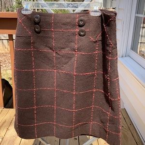 Cato brown and orange skirt